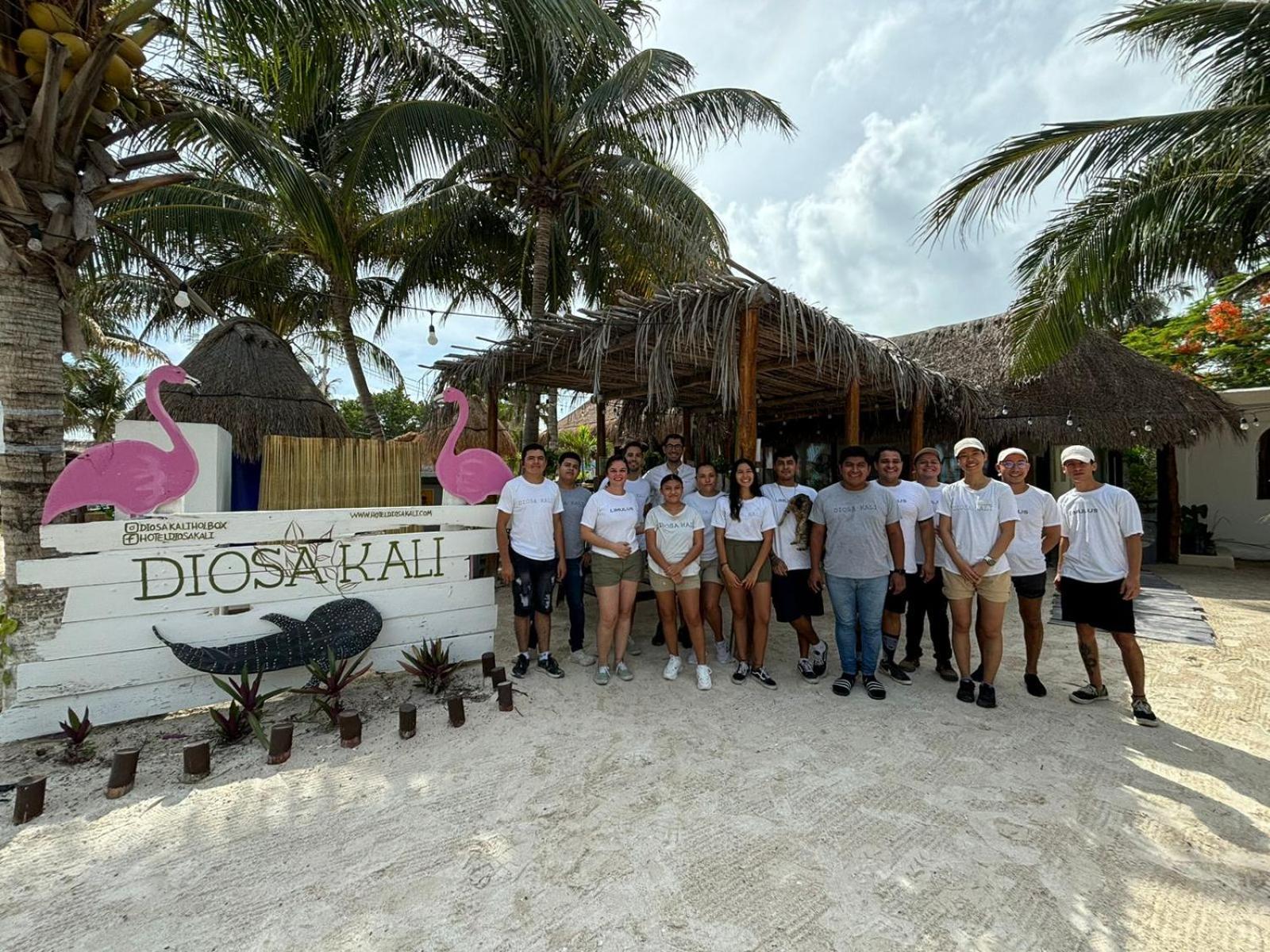 La Diosa Kali Beach Front Hotel Isla Holbox Bagian luar foto